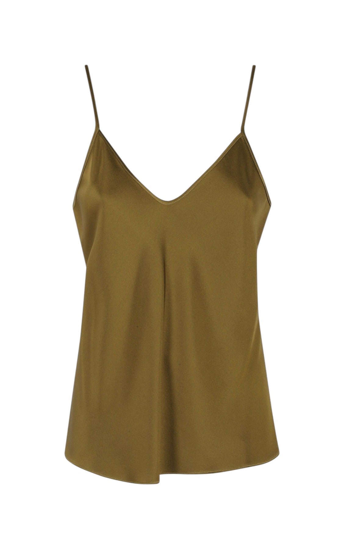 STUDIO Top Studio donna 2616161023600 056 Onde in envers satin Verde Oliva<BR/> 2616161023600 056