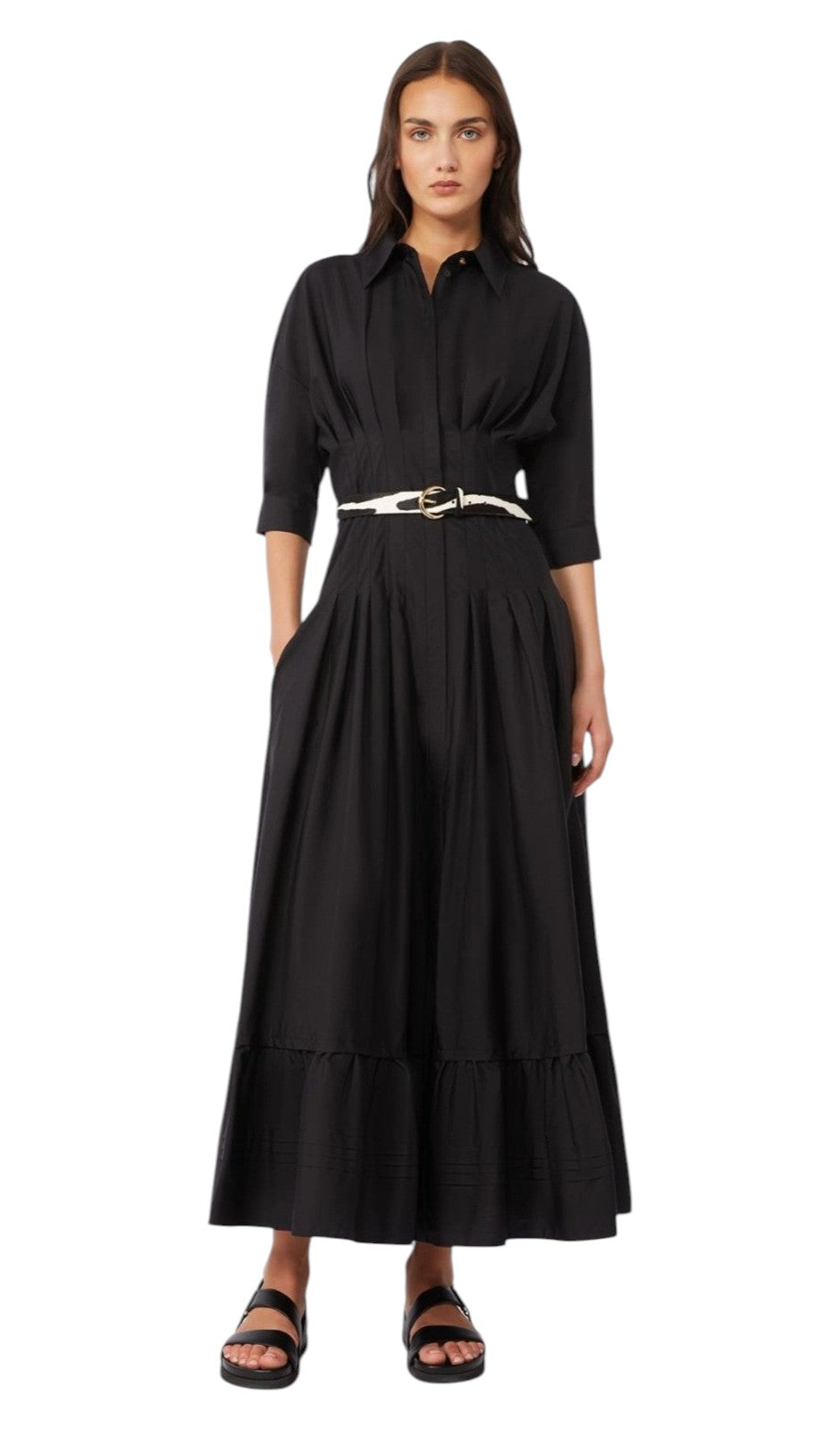 STUDIO Abito Studio donna 2616221032600 004 Cera in popeline di cotone Nero<BR/> 2616221032600 004