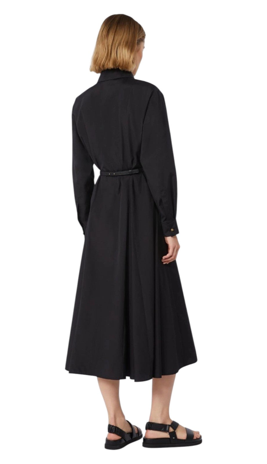 STUDIO Abito Studio donna 2616221062600 004 Affetto lungo chemisier Nero<BR/> 2616221062600 004