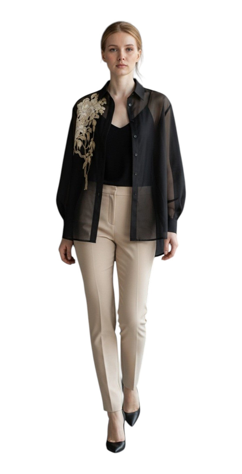 STUDIO Camicia Studio donna 2616261014600 002 Libra in seta Nero<BR/> 2616261014600 002