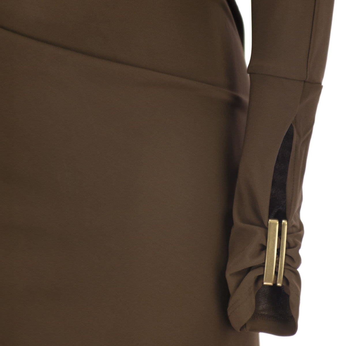STUDIO Abito Studio donna 2616621022600 002 Salvo midi in jersey Marrone<BR/> 2616621022600 002