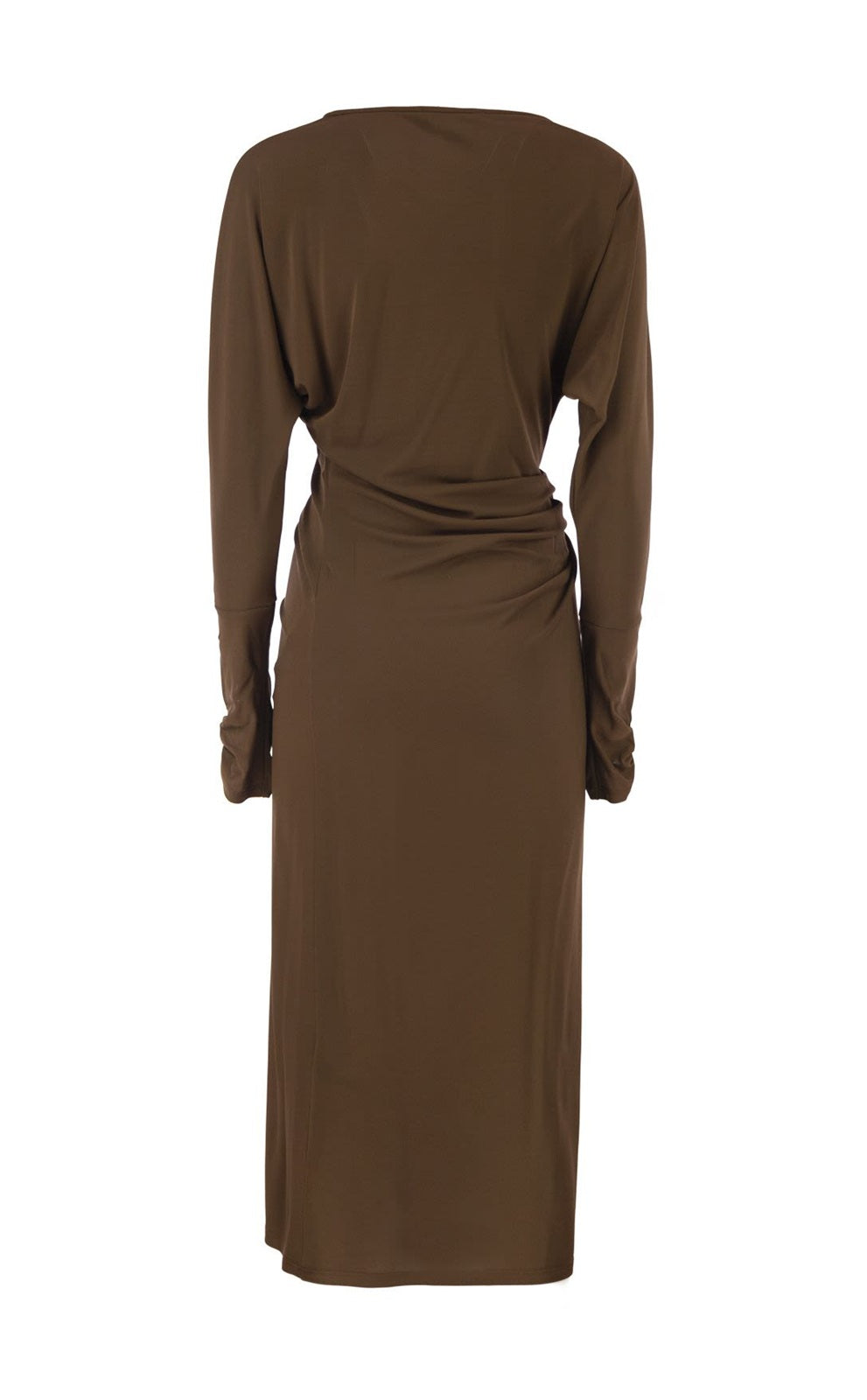 STUDIO Abito Studio donna 2616621022600 002 Salvo midi in jersey Marrone<BR/> 2616621022600 002