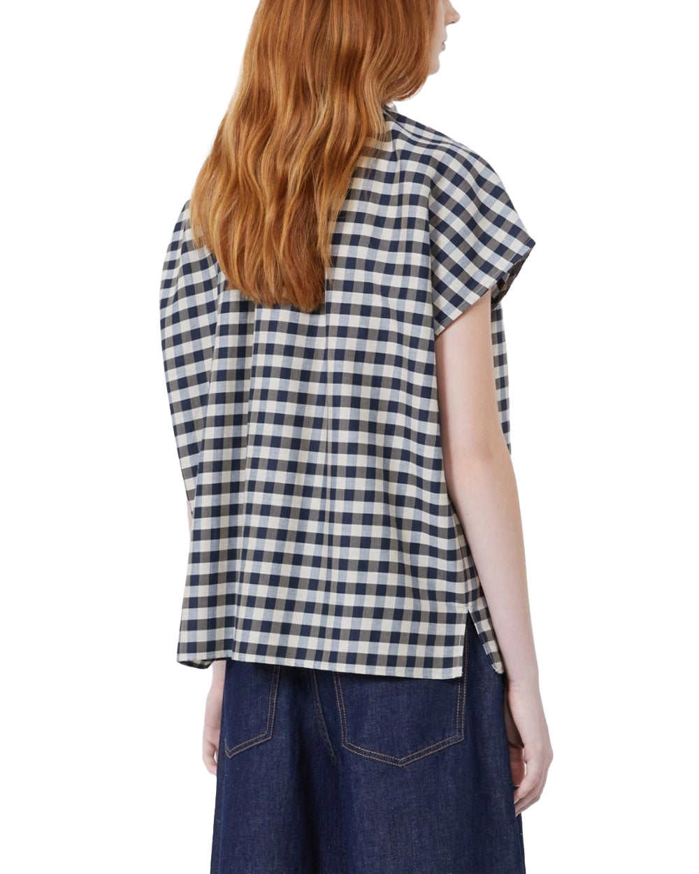 WEEKEND Camicia WEEKEND donna STRANO 2615111132600 Blu boxy maniche aletta fondo dritto 2615111132600 001
