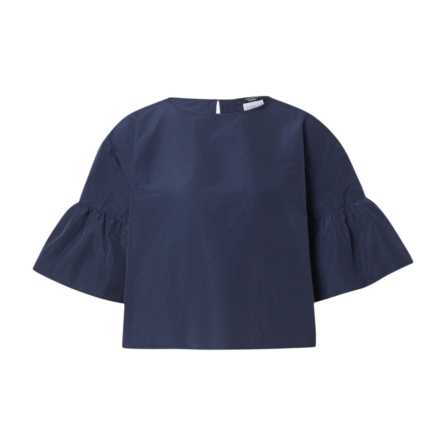 WEEKEND Blusa Weekend donna 2615111152600 011 Break crop in taffettà Blu navy<BR/> 2615111152600 011