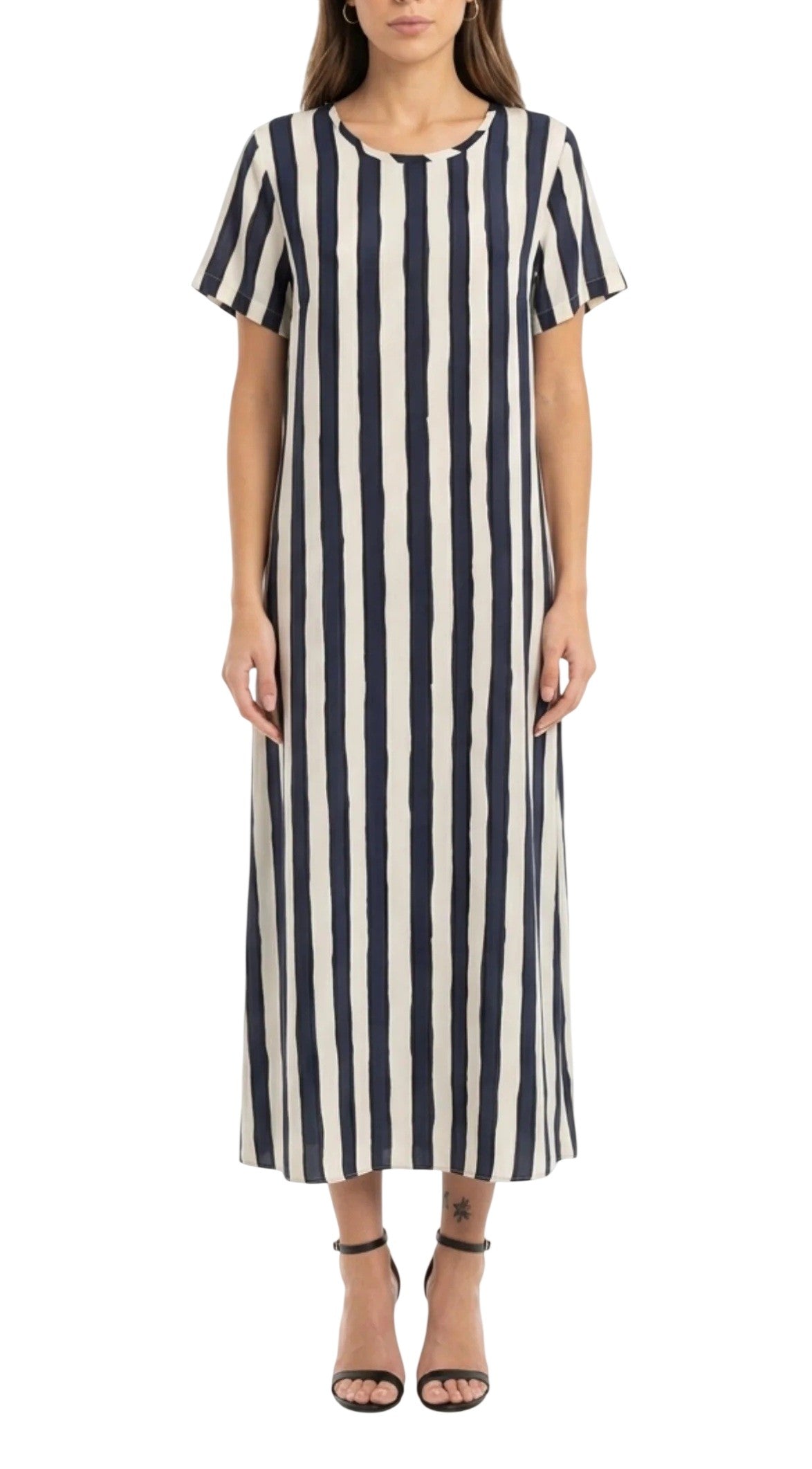 WEEKEND Abito Weekend donna 2615221042600 012 Crespo a righe Blu<BR/> 2615221042600 012