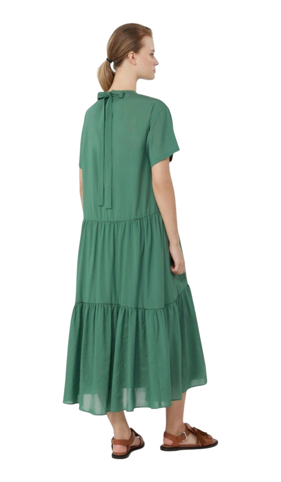 WEEKEND Abito Weekend donna 2615231012600 004 Alloro cotone tecnico lungo Verde<BR/> 2615231012600 004