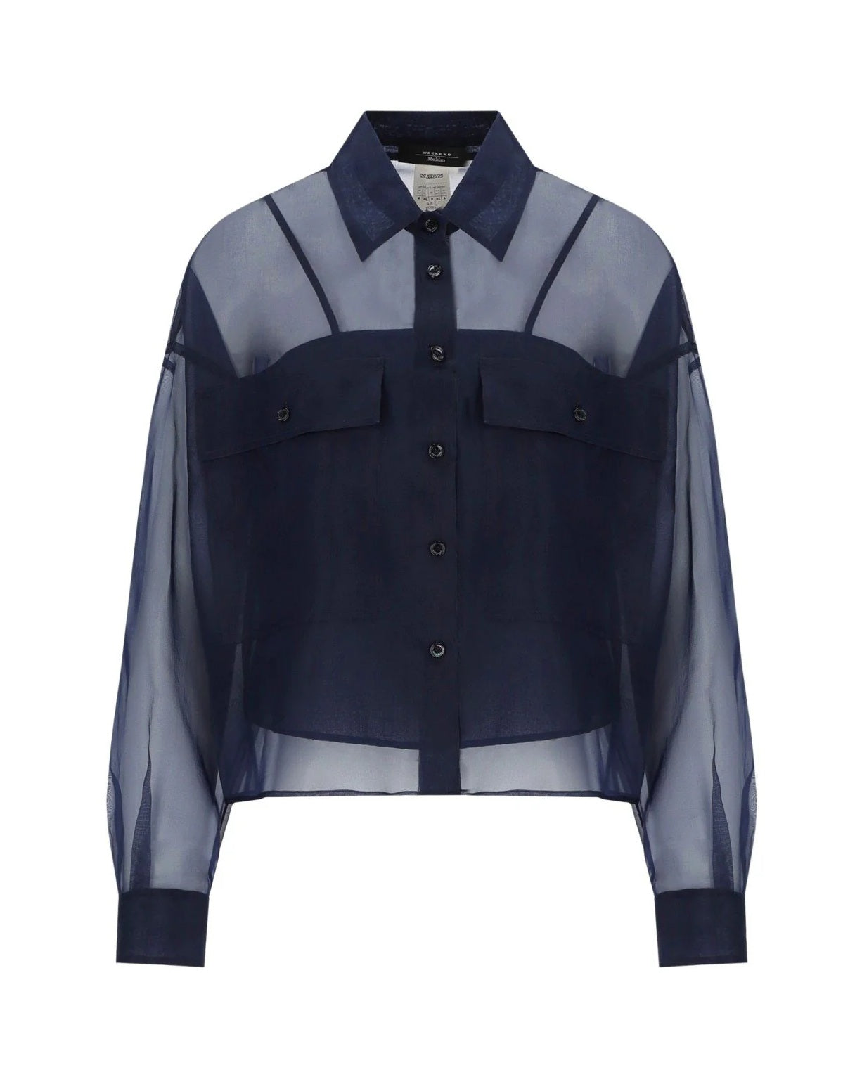 WEEKEND Camicia Weekend donna 2615261012600 004 Colomba organza Blu<BR/> 2615261012600 004