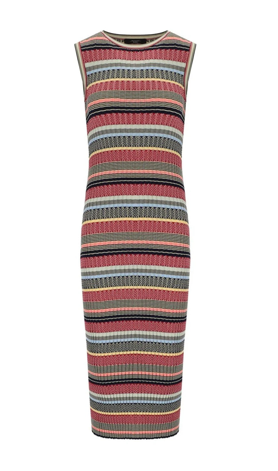 WEEKEND Abito Weekend donna 2615321012600 001 Snob longuette a costine Multicolor<BR/> 2615321012600 001