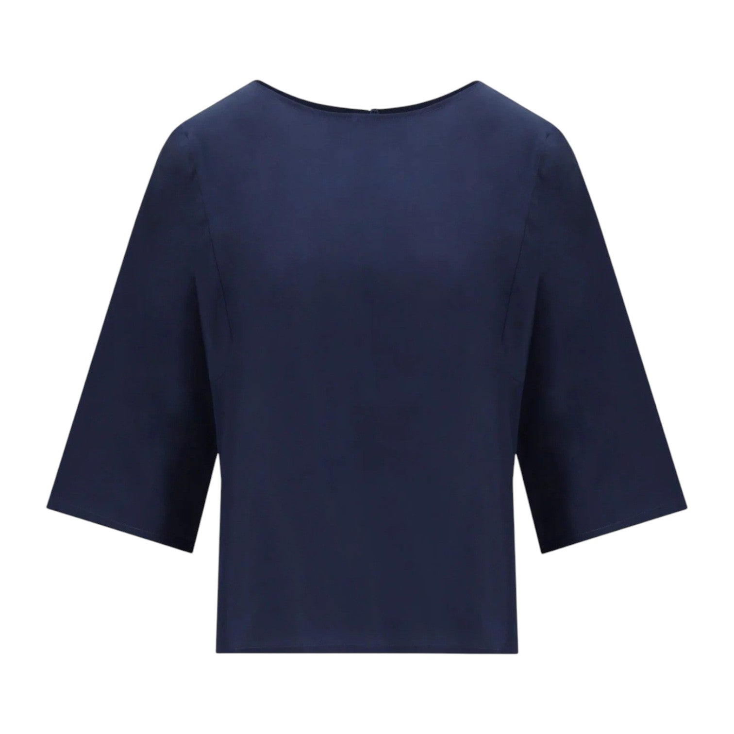 WEEKEND Blusa Weekend donna 2615941032600 005 Fastoso in habotai Blu navy 2615941032600 005