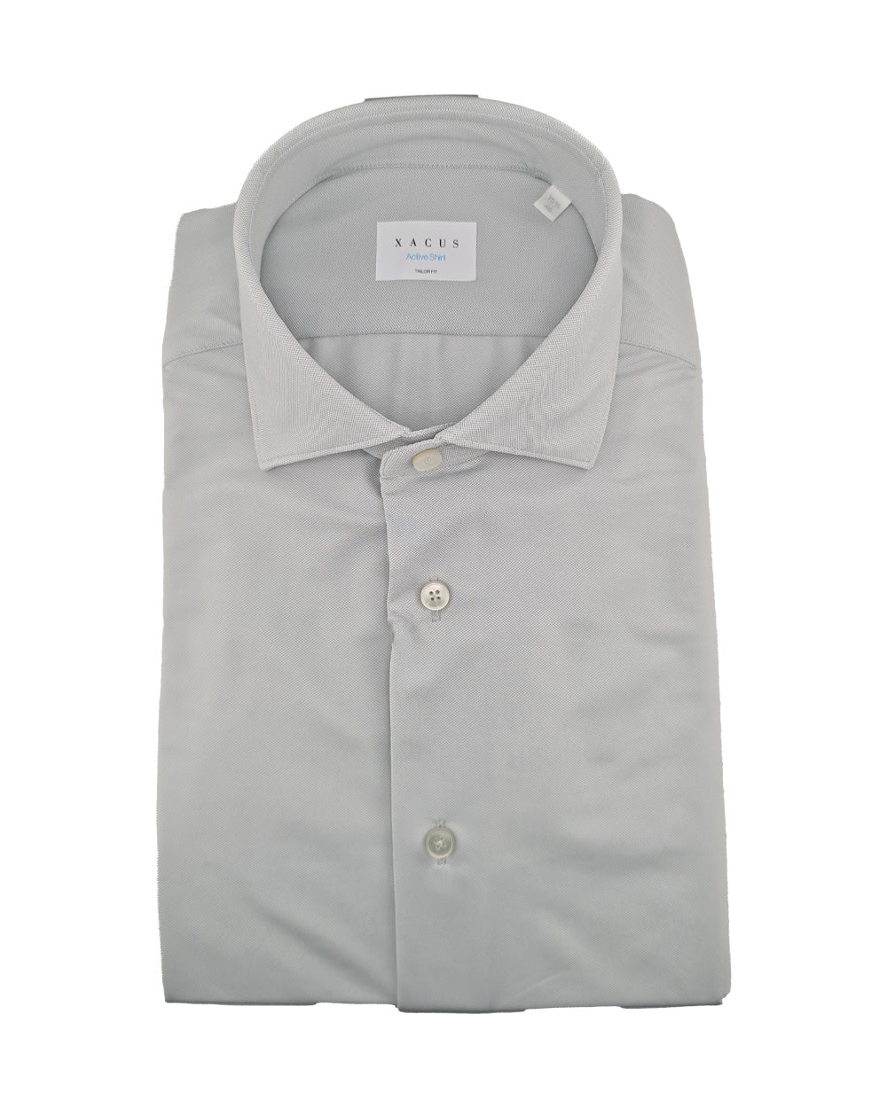 XACUS Camicia XACUS uomo ACT558ML11460 Bianca micro lavorazione collo francese a vela aperta ACT558ML11460 057