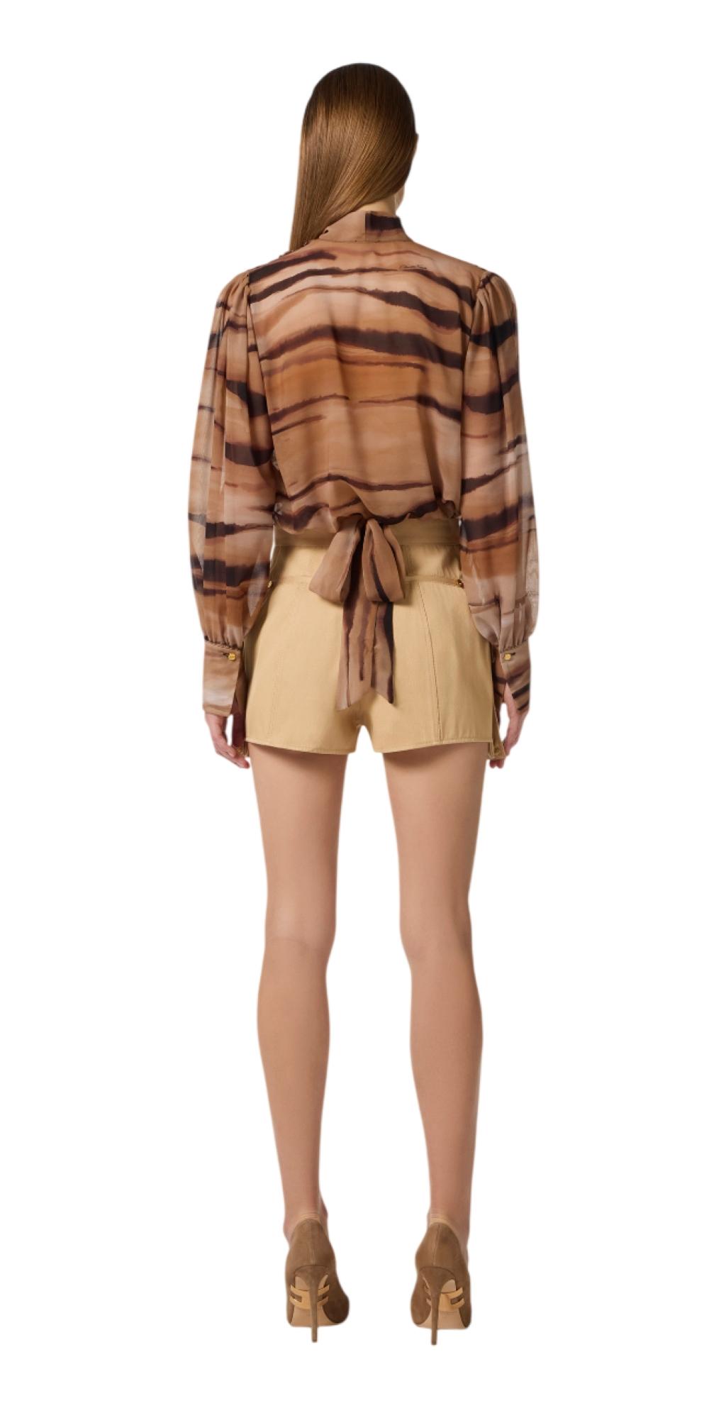 ELISABETTA FRANCHI Camicia Elisabetta Franchi donna CA16062E2470 Cammello<BR/> CA16062E2 470