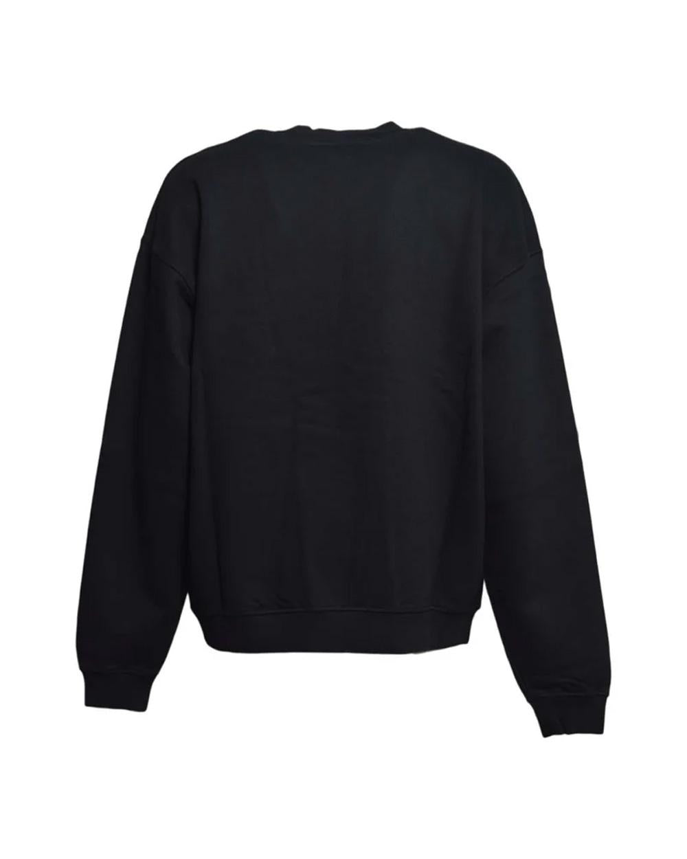 DSQUARED2 Felpa DSQUARED2 uomo Signature Relax Fit S74GU0930D25029 Nera cotone relaxed girocollo logo<BR/> S74GU0930D25029 900