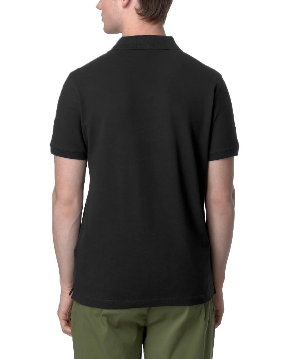 K-WAY Polo K-WAY uomo K5127BW AMEDEE PIQUE SLIM Nera K5127BW USY
