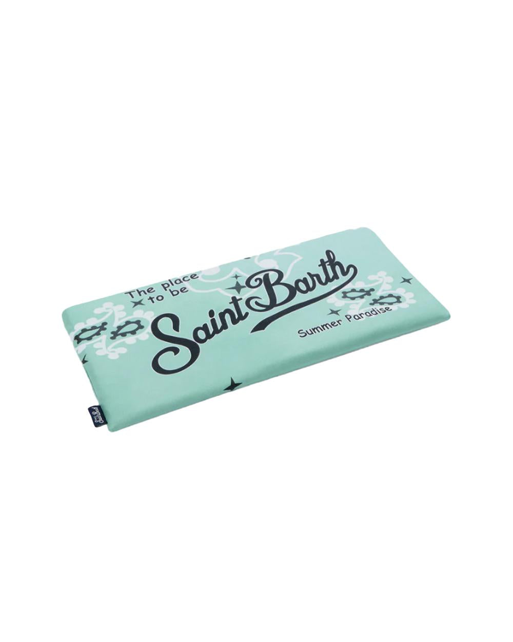 MC2 SAINT BARTH Telo mare MC2 SAINT BARTH unisex Bandana Round AID000101094L Verde bandana all over logo stampato AID000101094L 53
