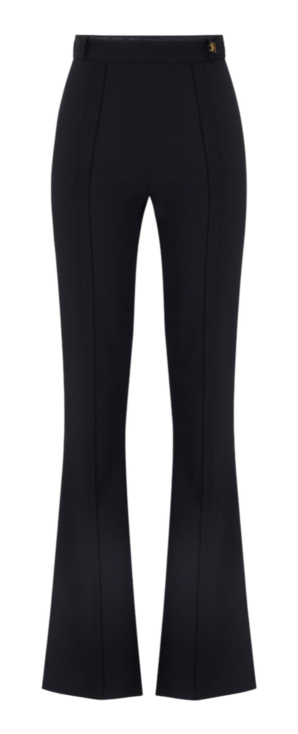 ELISABETTA FRANCHI Pantalone Elisabetta Franchi donna PA16961E2110 Essential Collection Nero<BR/> PA16961E2 110