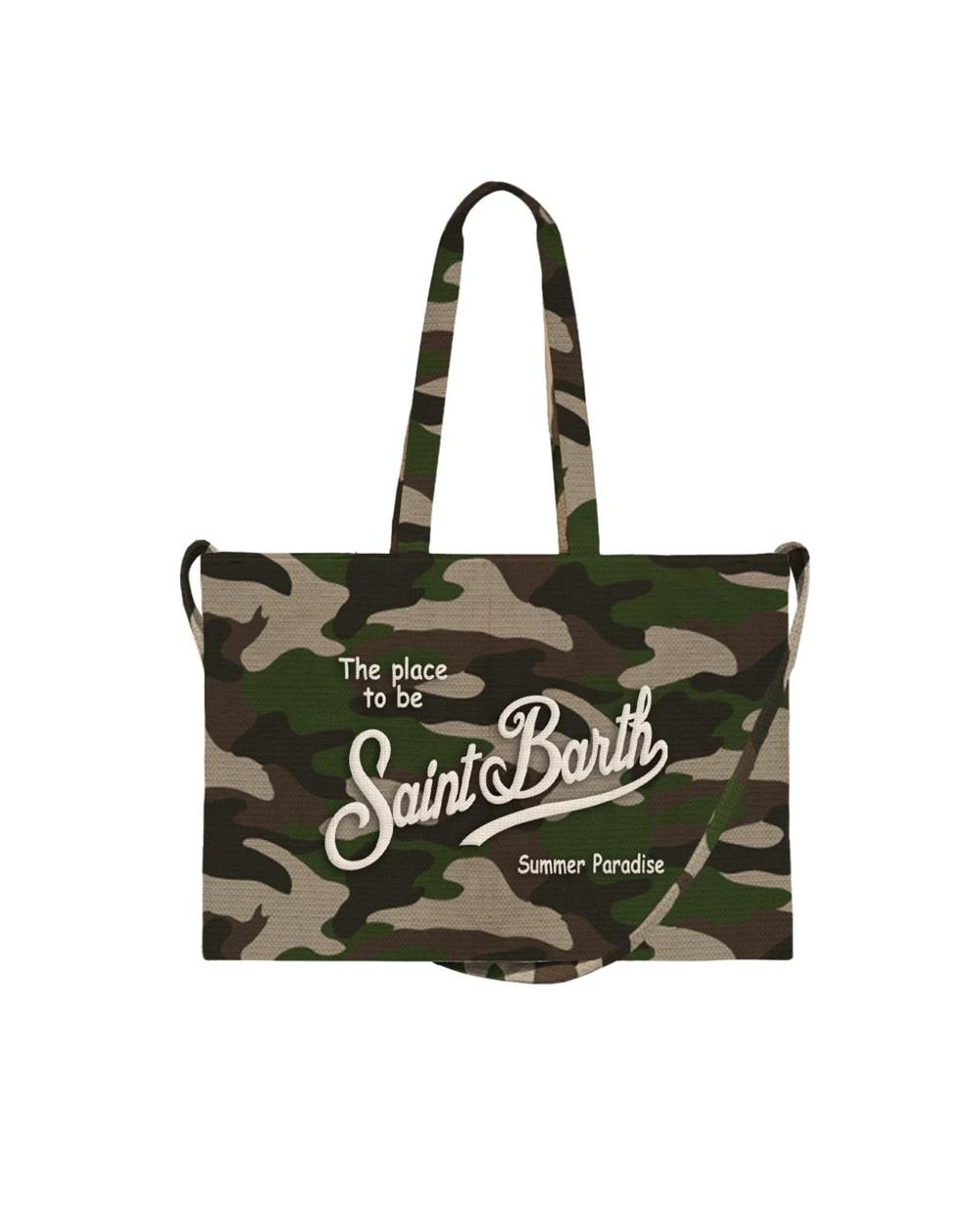 MC2 SAINT BARTH Borsa MC2 SAINT BARTH donna ESSENTIAL BAG CANVAS EBAGN00703147L Verde EBAGN00703147L 54