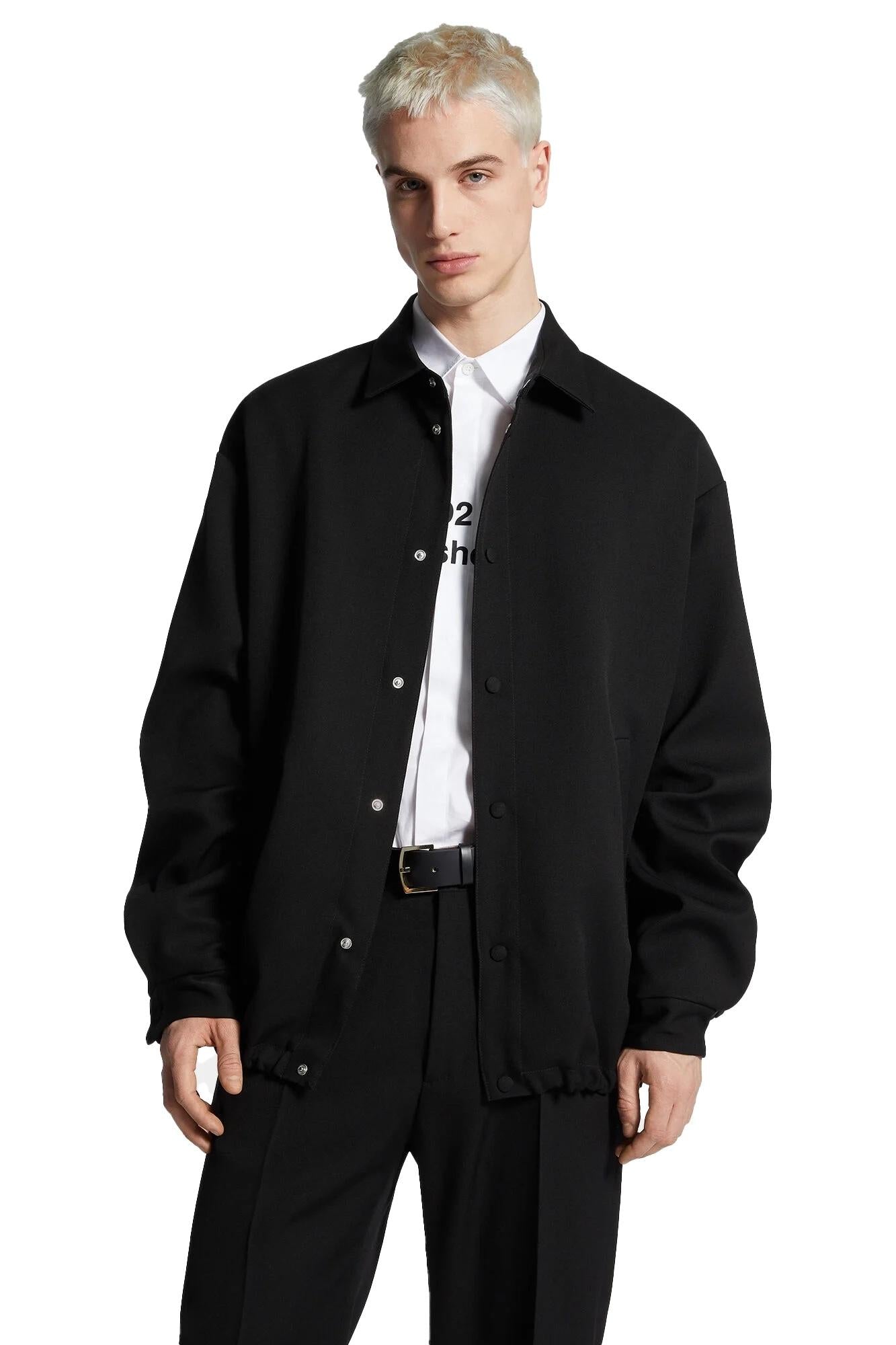 DSQUARED2 Giubbino Dsquared2 uomo S74AM1631D35322900 Nero Lana <BR/><BR/> S74AM1631D35322 900