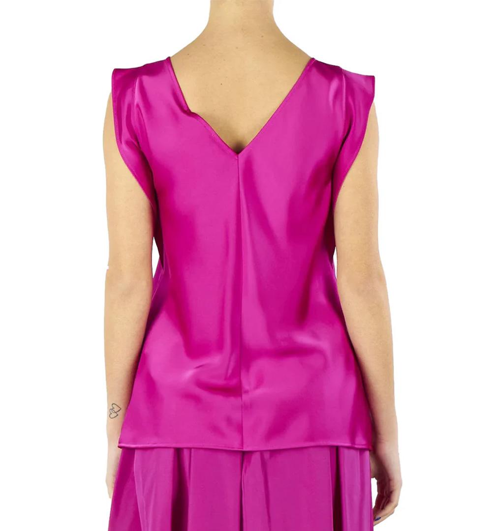 PENNYBLACK Blusa Pennyblack donna Carter 2511161202200 Fucsia tinta unita scollo a barca poliestere 2511161202200 002
