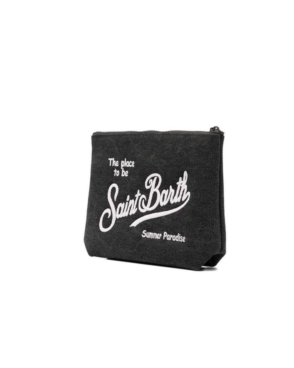 MC2 SAINT BARTH Pochette MC2 SAINT BARTH donna ALI004701265L Rosa logo zip laccetto ALI004701265L 00