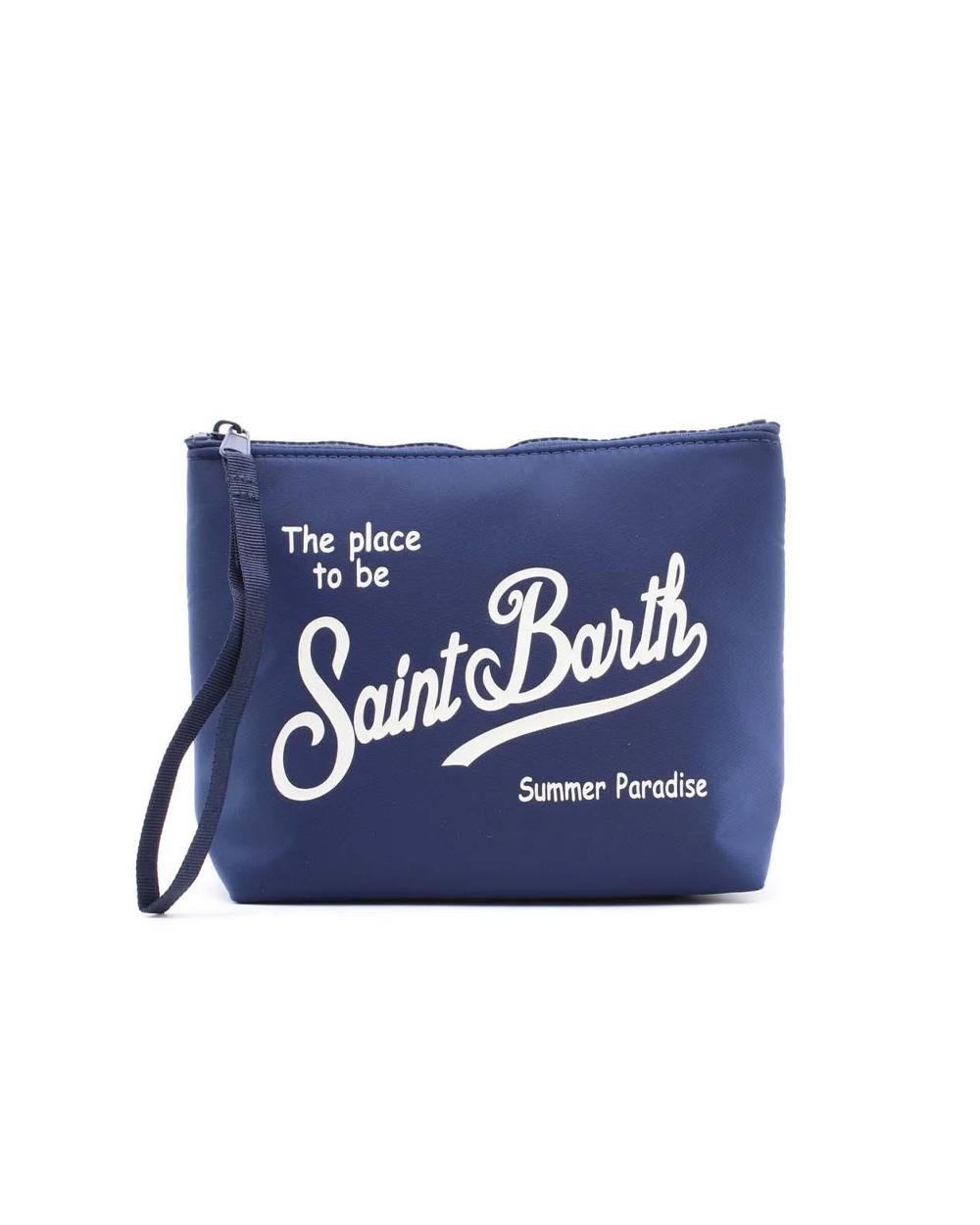 MC2 SAINT BARTH Pochette MC2 SAINT BARTH unisex Aline ALI005300097L Blu laccetto zip logo ALI005300097L 61