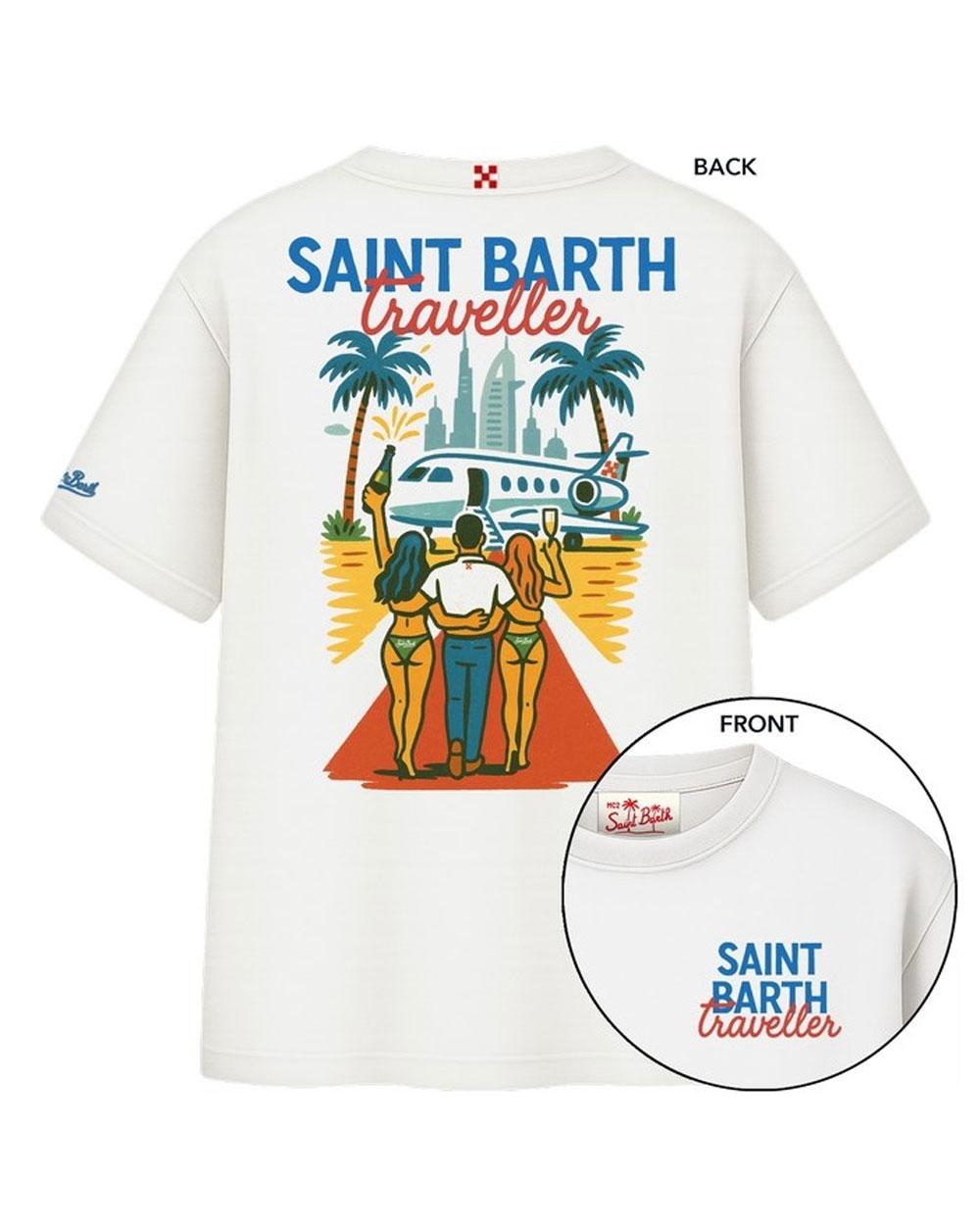 MC2 SAINT BARTH T-shirt Mc2 Saint Barth uomo Delmar Traveller bianca DLR000104315L 01N