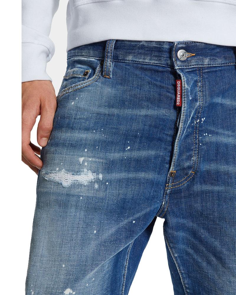 DSQUARED2 Shorts Dsquared2 uomo S75MU0881S30872 blu chiaro denim light Heritage wash marine<BR/> S75MU0881S30872 470