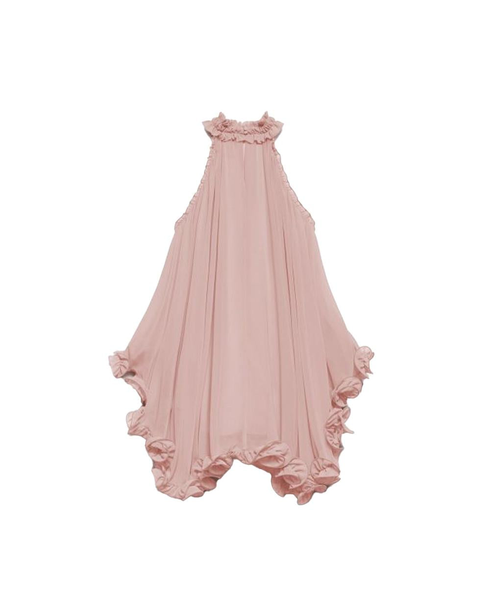 ANIYE BY Abito ANIYE BY TESSA donna 185216 Cipria maniche lunghe collo al'americana 185216 02486