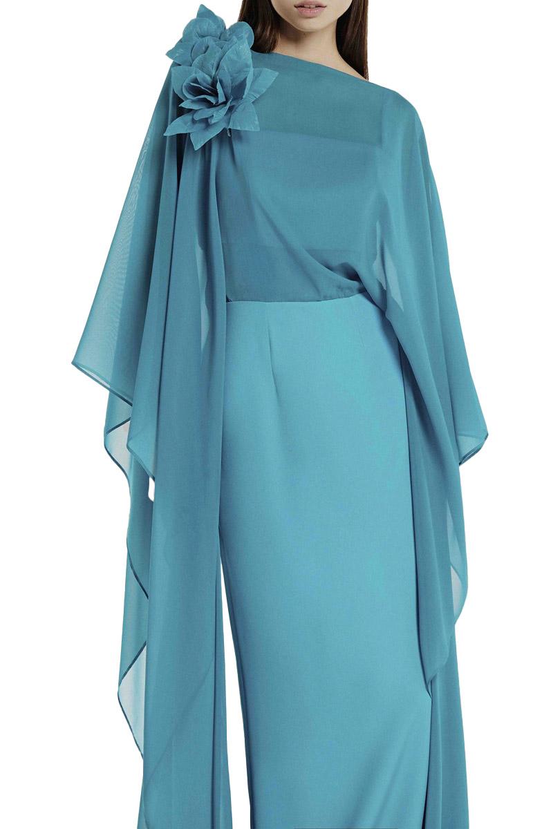 ALESSANDRO LEGORA Abito Alessandro Legora donna AT11848 turchese kimono attico AT118 48