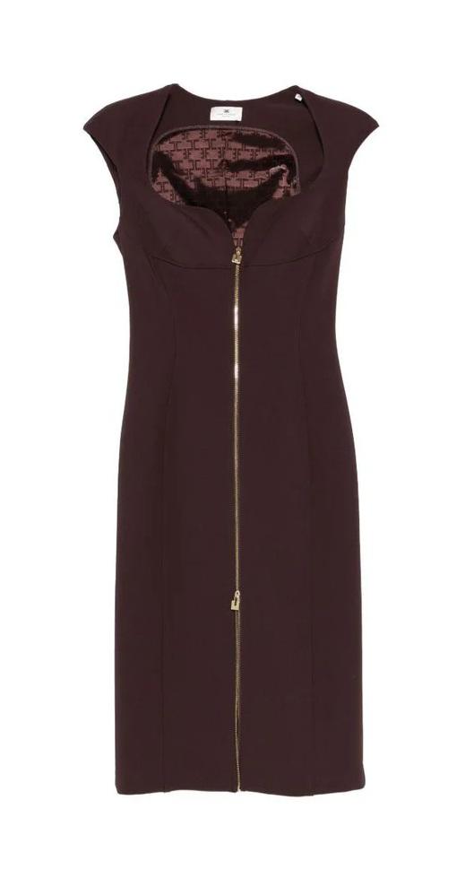 ELISABETTA FRANCHI Abito Elisabetta Franchi donna AB90061E2644 The Club Cacao<BR/> AB90061E2 644
