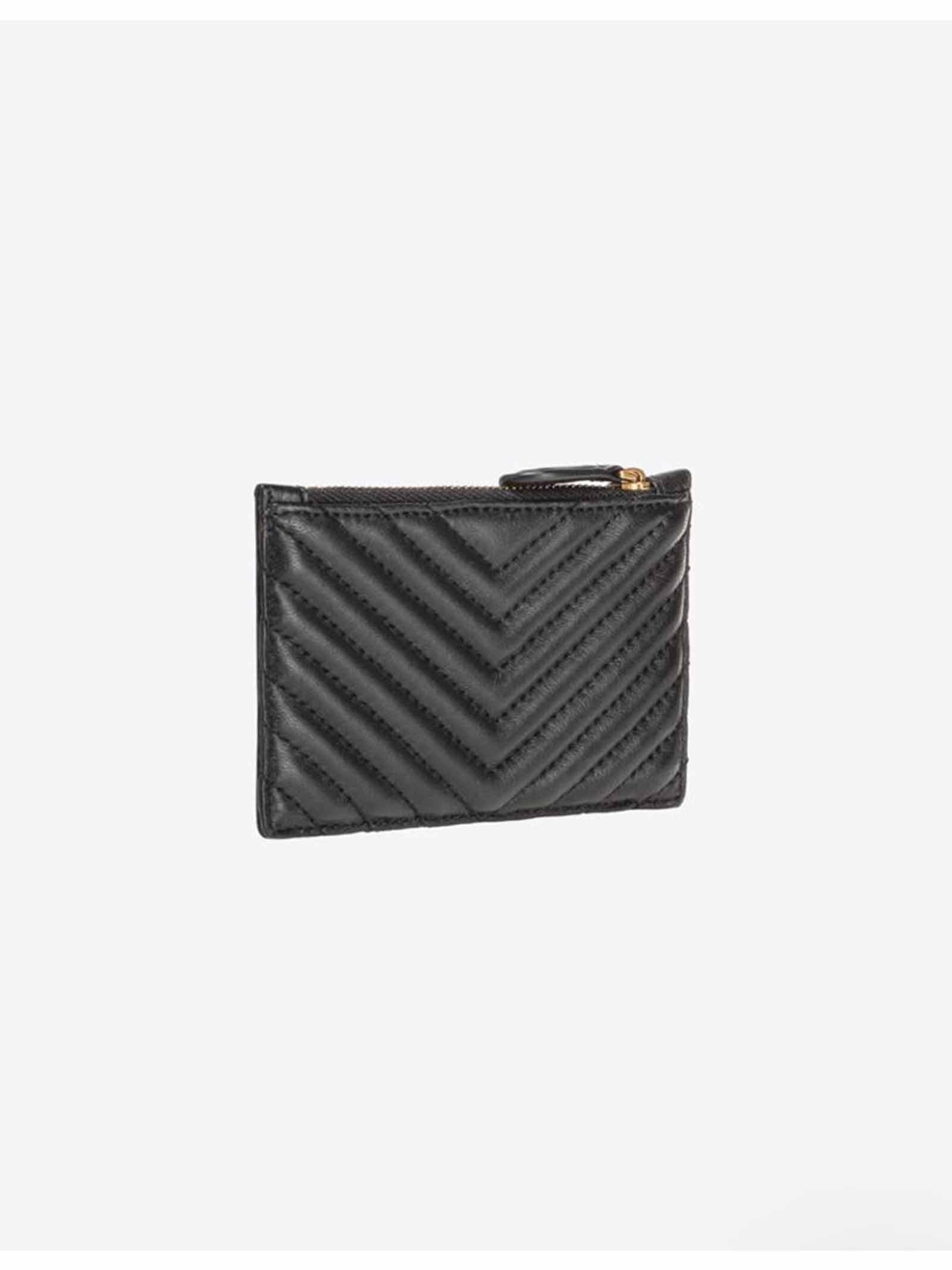 PINKO Porta carte chevron con zip 100251A0GK Z99Q