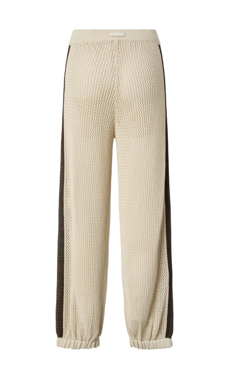 PINKO Pantalone Pinko donna 106840A3B4 C44 Nebulosa traforati Grigio<BR/> 106840A3B4 C44