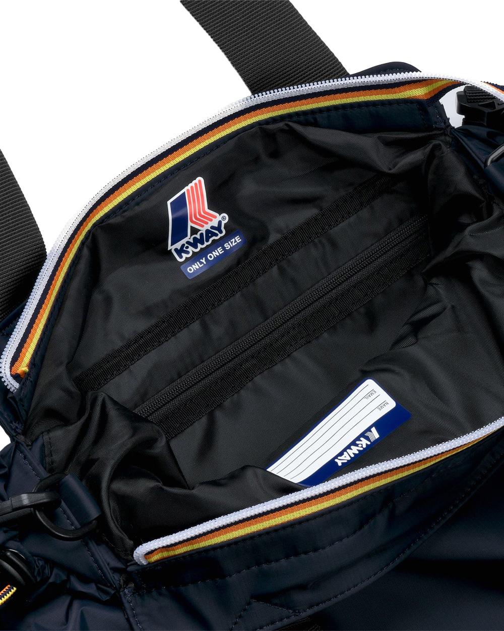 K-WAY Borsa K-WAY uomo K4138YW AISY Blu impermeabile idrorepellente antivento tasche K4138YW K89