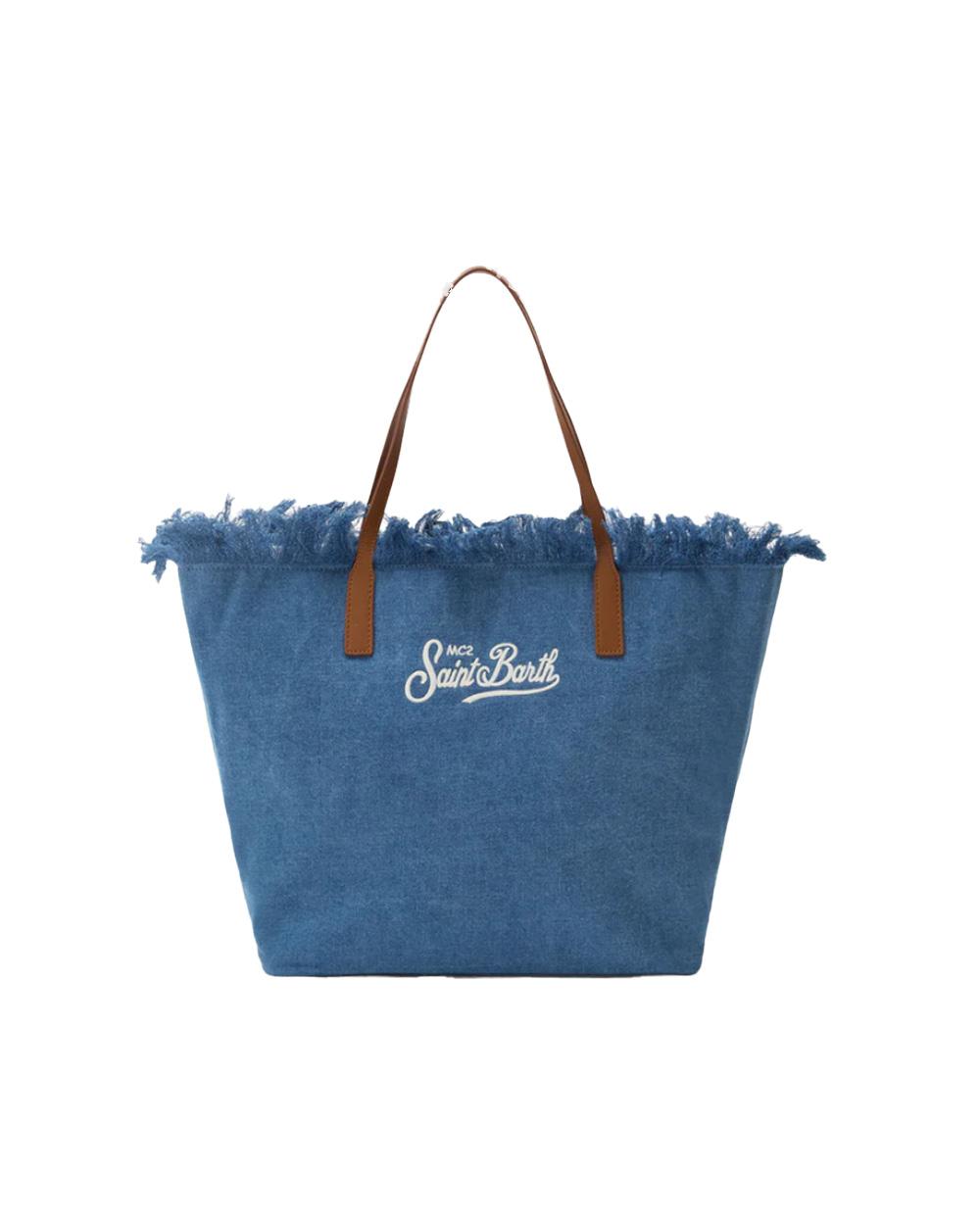 MC2 SAINT BARTH Borsa MC2 SAINT BARTH donna City Regular Frange CBF000100436L Denim CBF000100436L 00