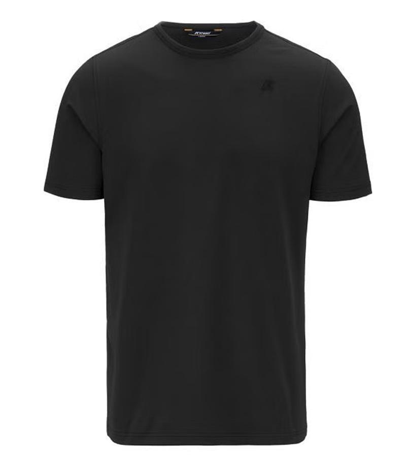 K-WAY T-shirt K-way uomo K71349W USY nera adame light stretch K71349W USY