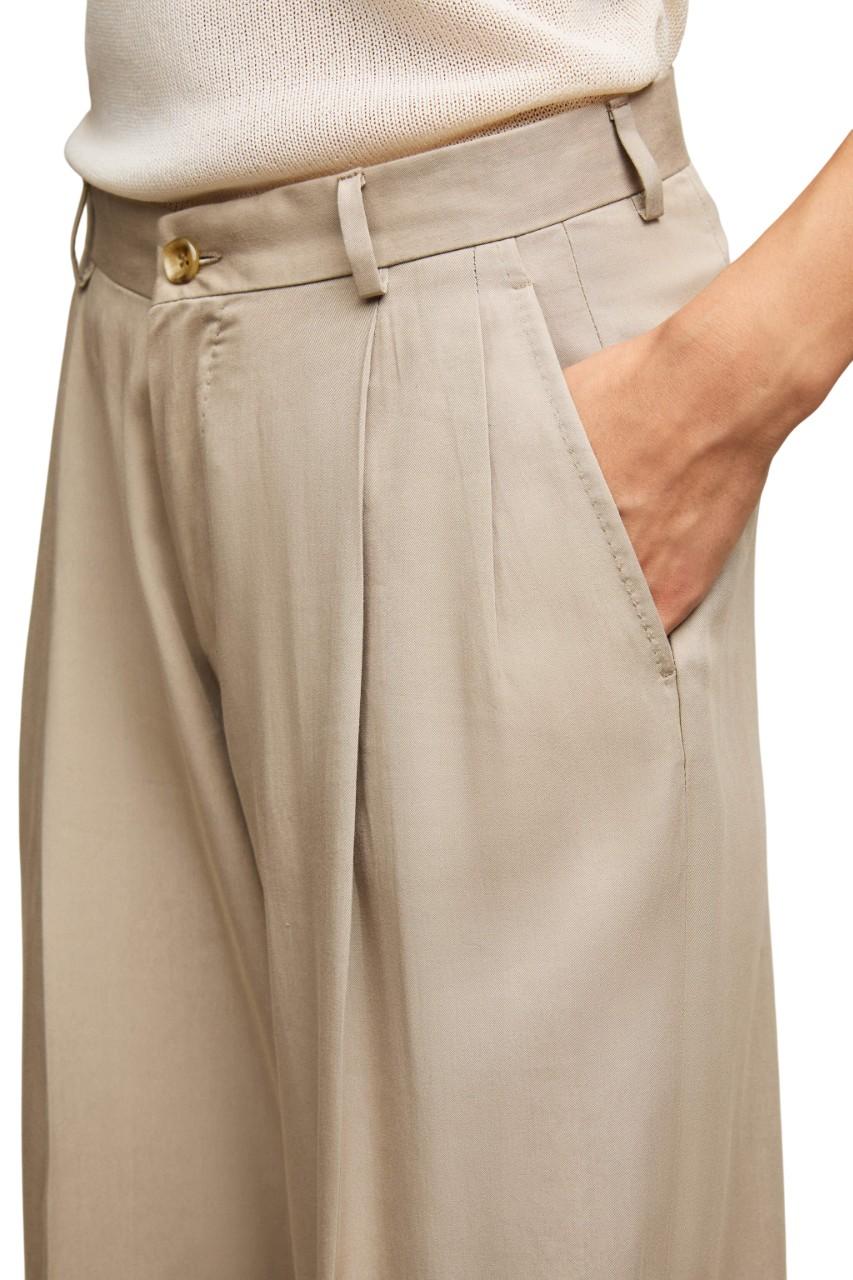 L.B.M. 1911 Pantalone L.B.M. 1911 donna 811264222 1 Elisa in lyocell Beige <BR/> 811264222 1