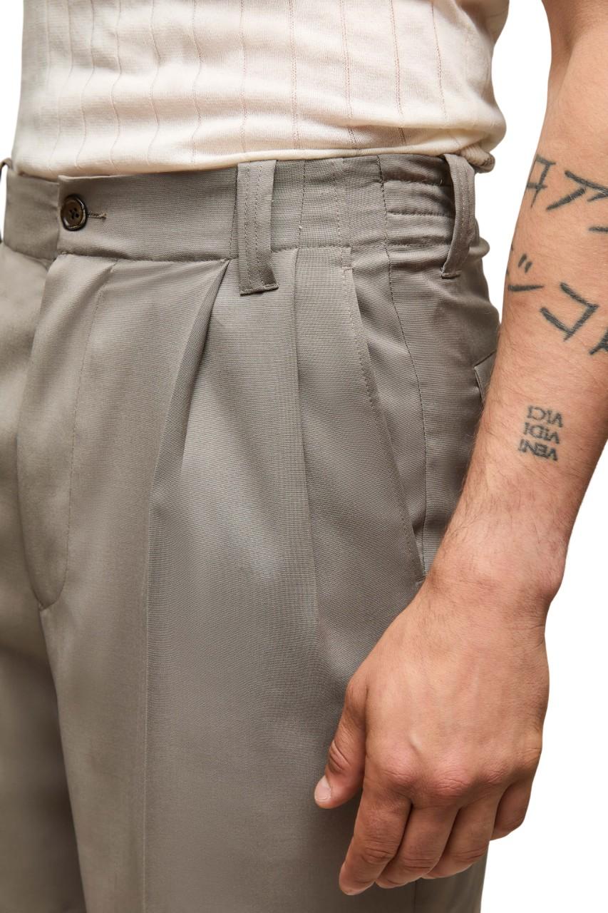 L.B.M. 1911 Bermuda L.B.M. 1911 uomo 818364213 4 Mark in lana Tortora<BR/> 818364213 4