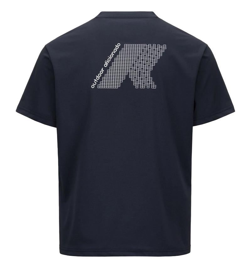K-WAY T-shirt K-way uomo K61279W K89 blu graphite K61279W K89