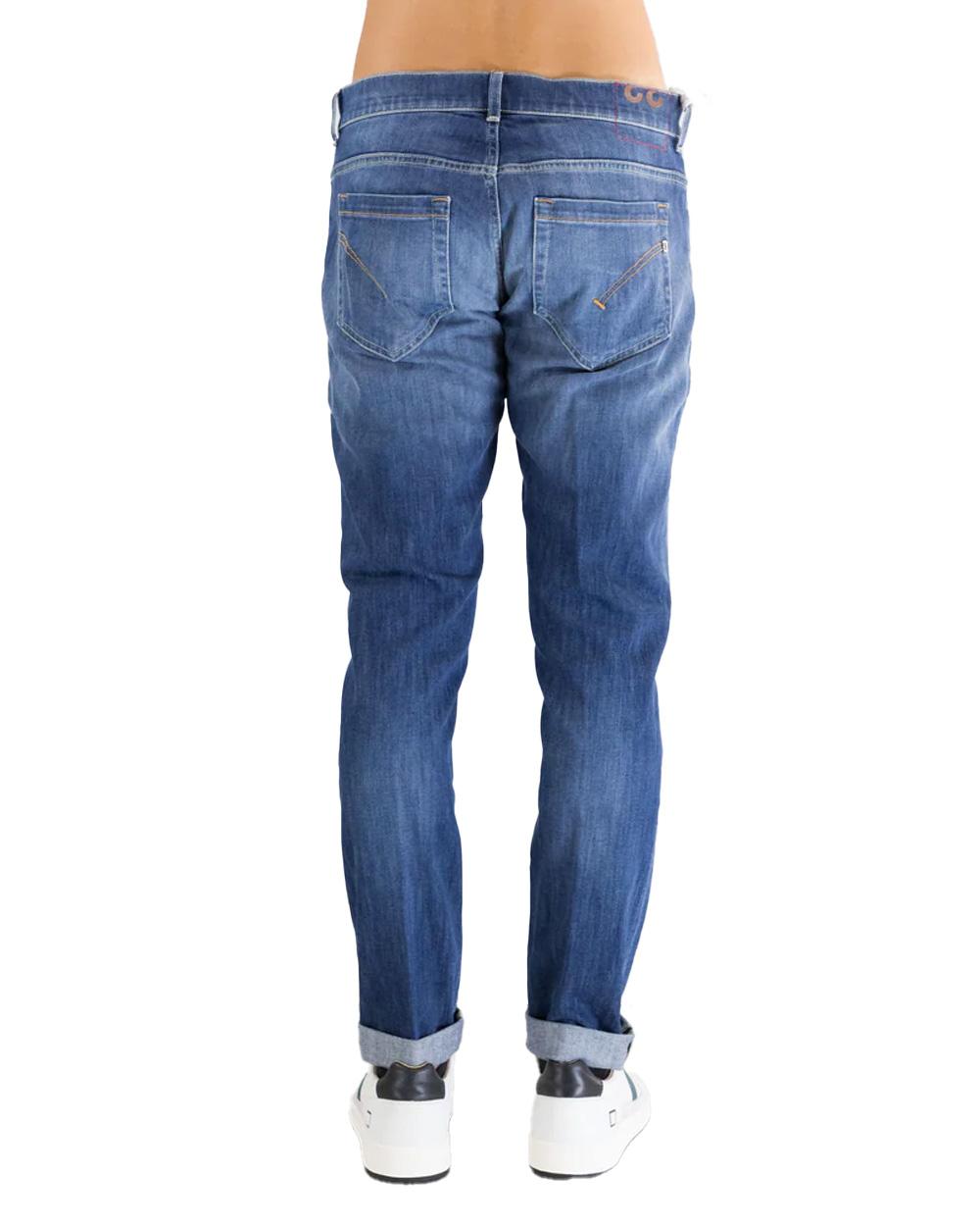 DONDUP Jeans DONDUP uomo GEORGE UP232DS0107ULE9 Blu fit moderno cotone denim stretch UP232DS0107ULE9 800