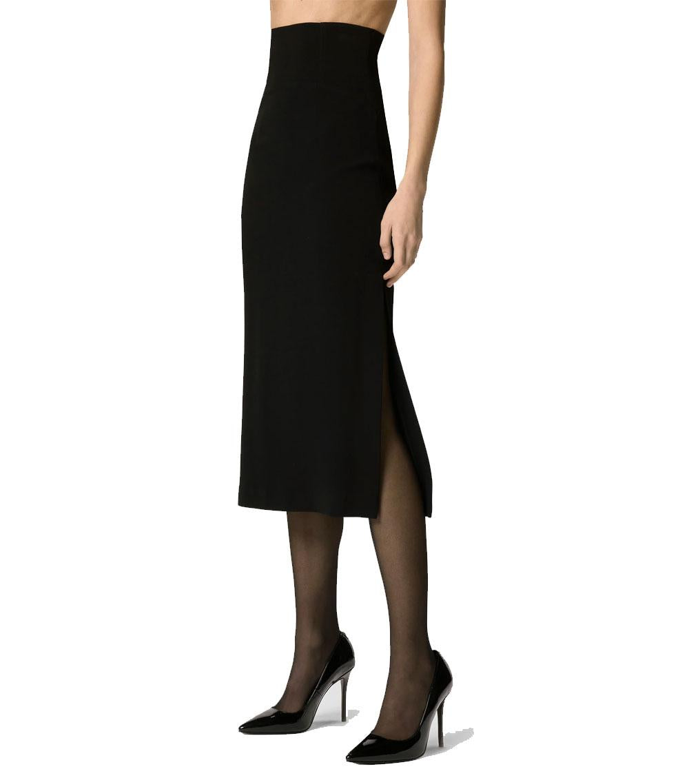 PINKO Gonna donna Pinko 106485A2Q2 Pera nera midi vita a bustino 106485A2Q2 Z99
