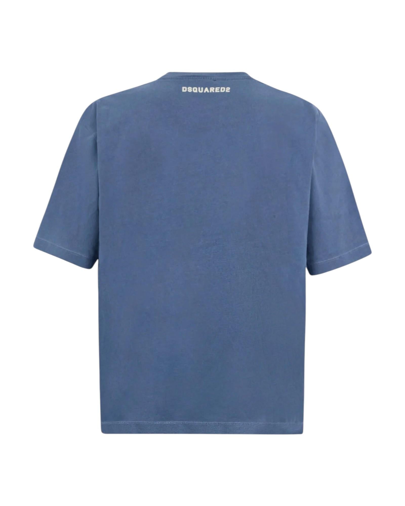 DSQUARED2 T-shirt DSQUARED2 uomo S74GD1529D20108470 Blu S74GD1529D20108 470