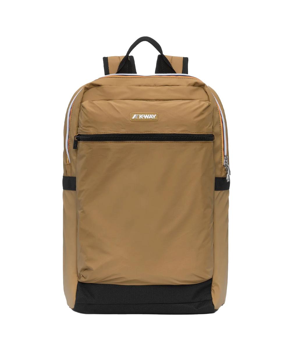 K-WAY Zaino K-WAY unisex K2116RW LAON Marrone impermeabile antivento manico tasca K2116RW V04