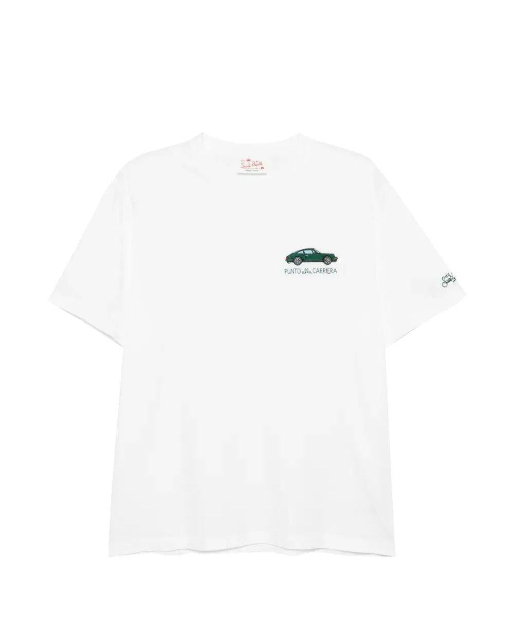 MC2 SAINT BARTH T-shirt Mc2 Saint Barth uomo Portofino Carriera car bianca POT00010032L 01N