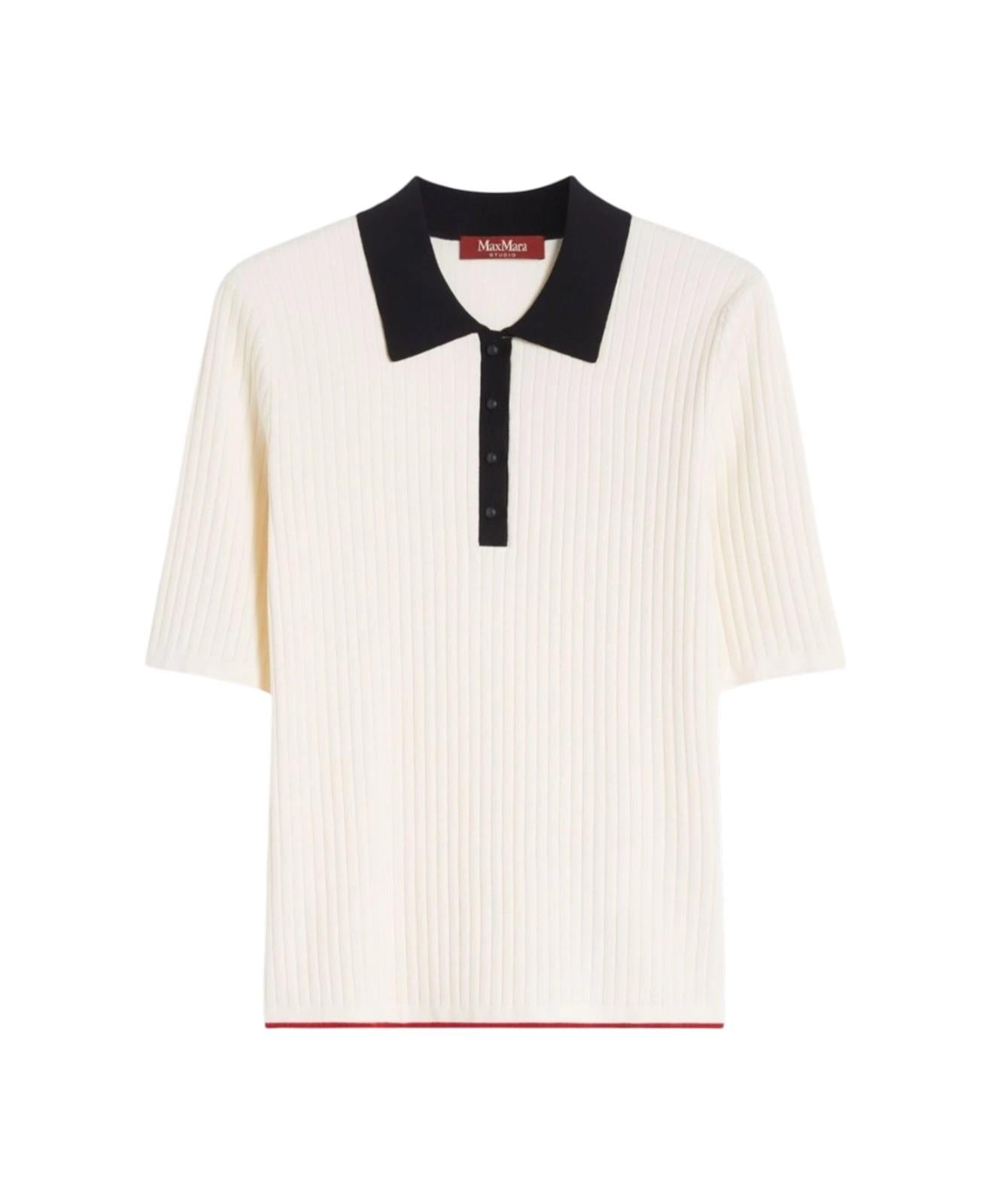 STUDIO Maglia Studio donna 2616361031600 009 Oscuri in viscosa stretch Bianco Blu<BR/> 2616361031600 009