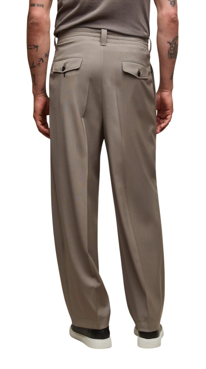 L.B.M. 1911 Pantalone L.B.M. 1911 uomo 819164213 4 Mark in lana Tortora<BR/> 819164213 4