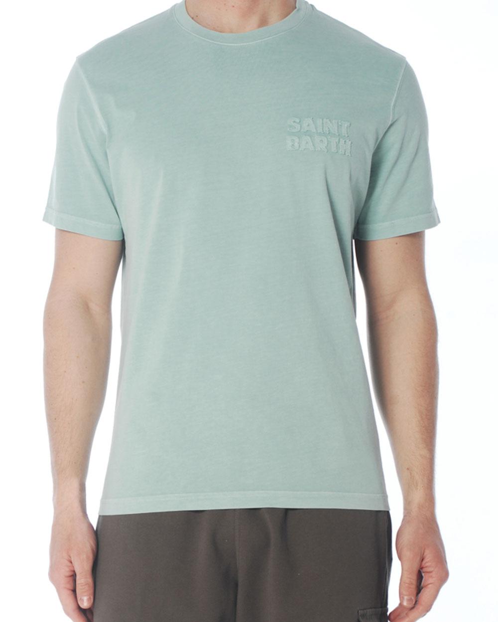 MC2 SAINT BARTH T-shirt Mc2 Saint Barth uomo Portofino St Barth verde acqua POT000101230L 53