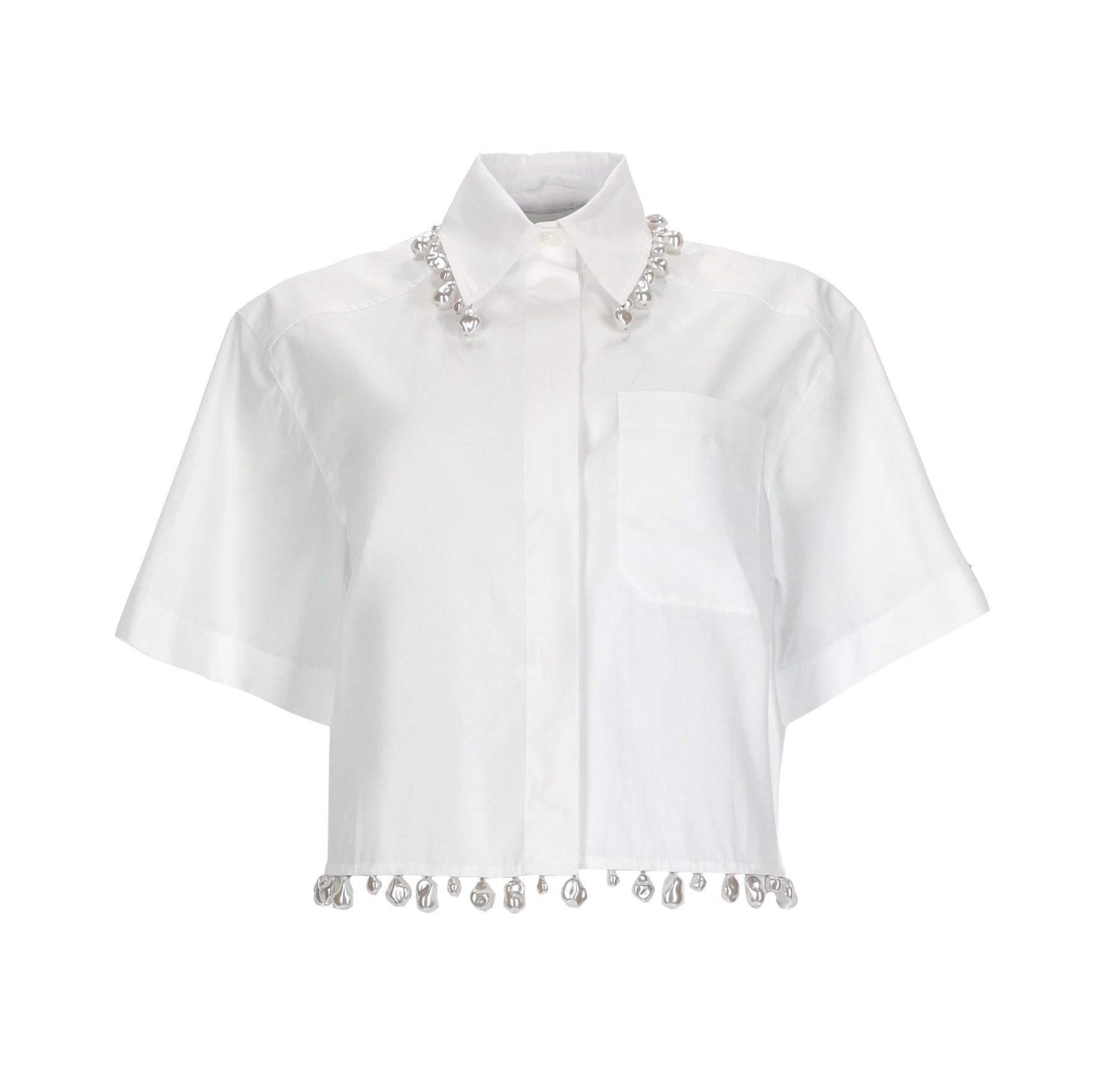 SPORTMAX Camicia Sportmax donna 2612111072600 001 Cognac Bianco<BR/> 2612111072600 001
