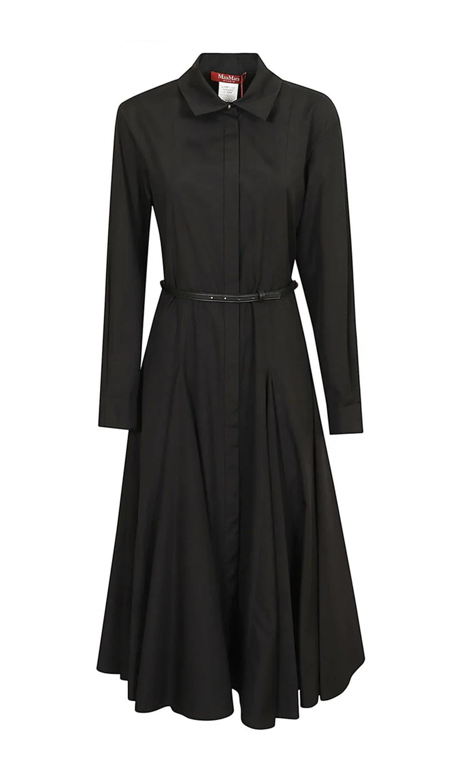 STUDIO Abito Studio donna 2616221062600 004 Affetto lungo chemisier Nero<BR/> 2616221062600 004