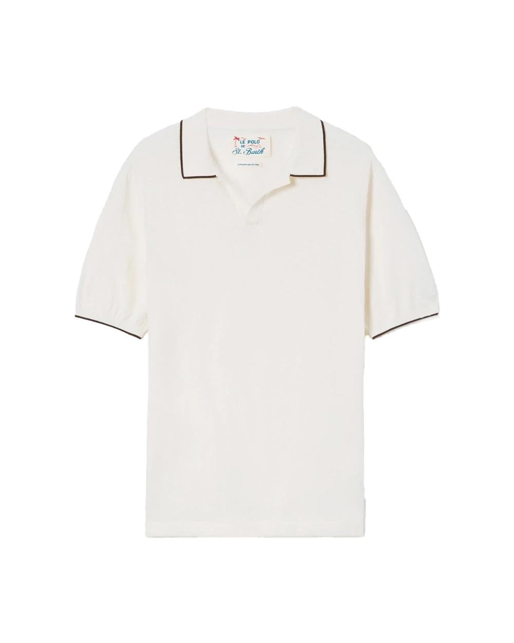 MC2 SAINT BARTH Polo MC2 SAINT BARTH uomo SLOAN SLO001400095L Crema SLO001400095L 10L
