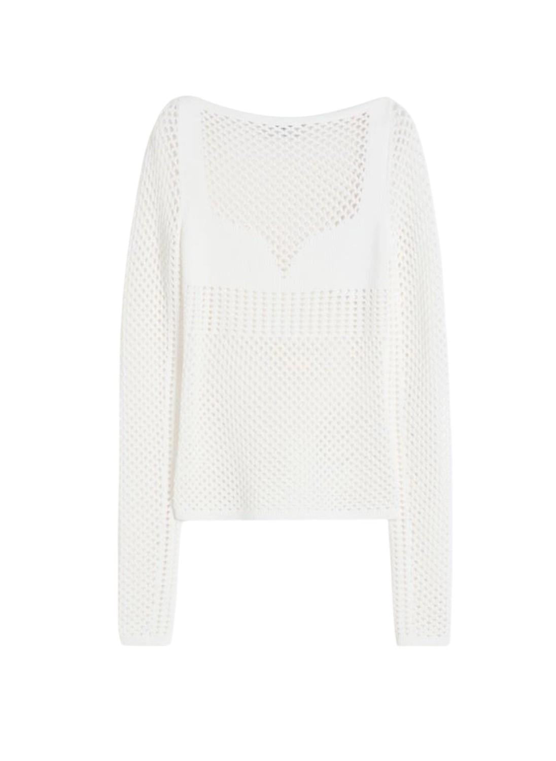 SPORTMAX Maglia Sportmax donna 2612361052600 001 Faglia aderente Bianco<BR/> 2612361052600 001