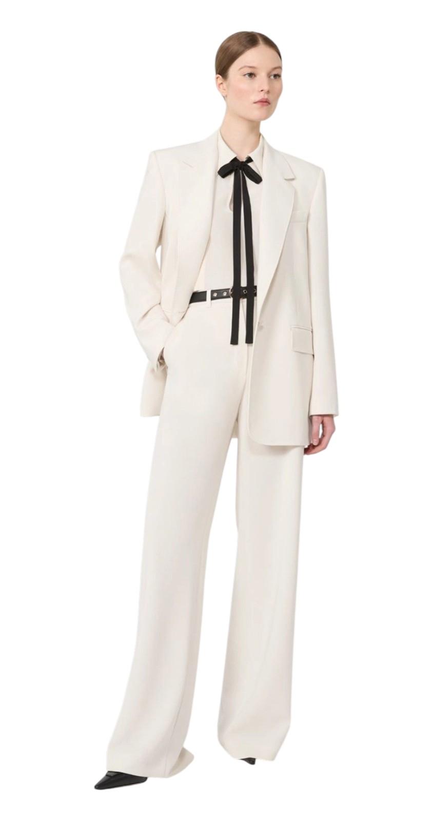STUDIO Blazer Studio donna 2616041025600 060 Bosco monopetto in cady Beige<BR/> 2616041025600 060